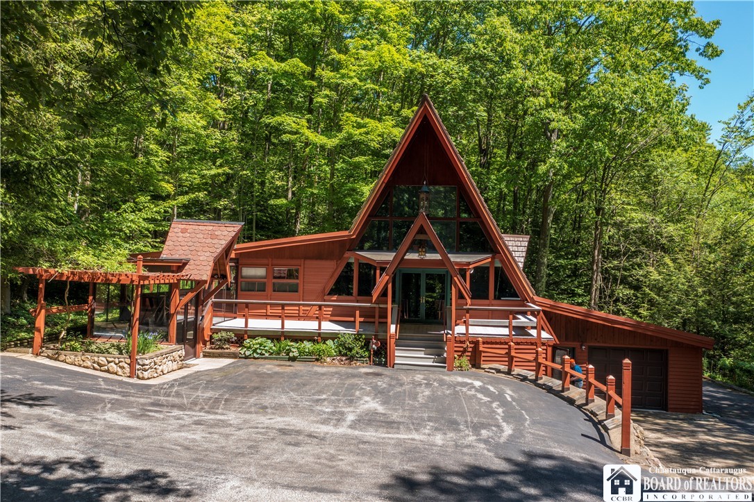 2545 A And B Parsonage Road, Unit A Findley Lake, NY 14736 - Photo 3 of 46 A-Frame front