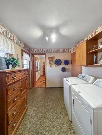 a view of utility room with washer and dryer