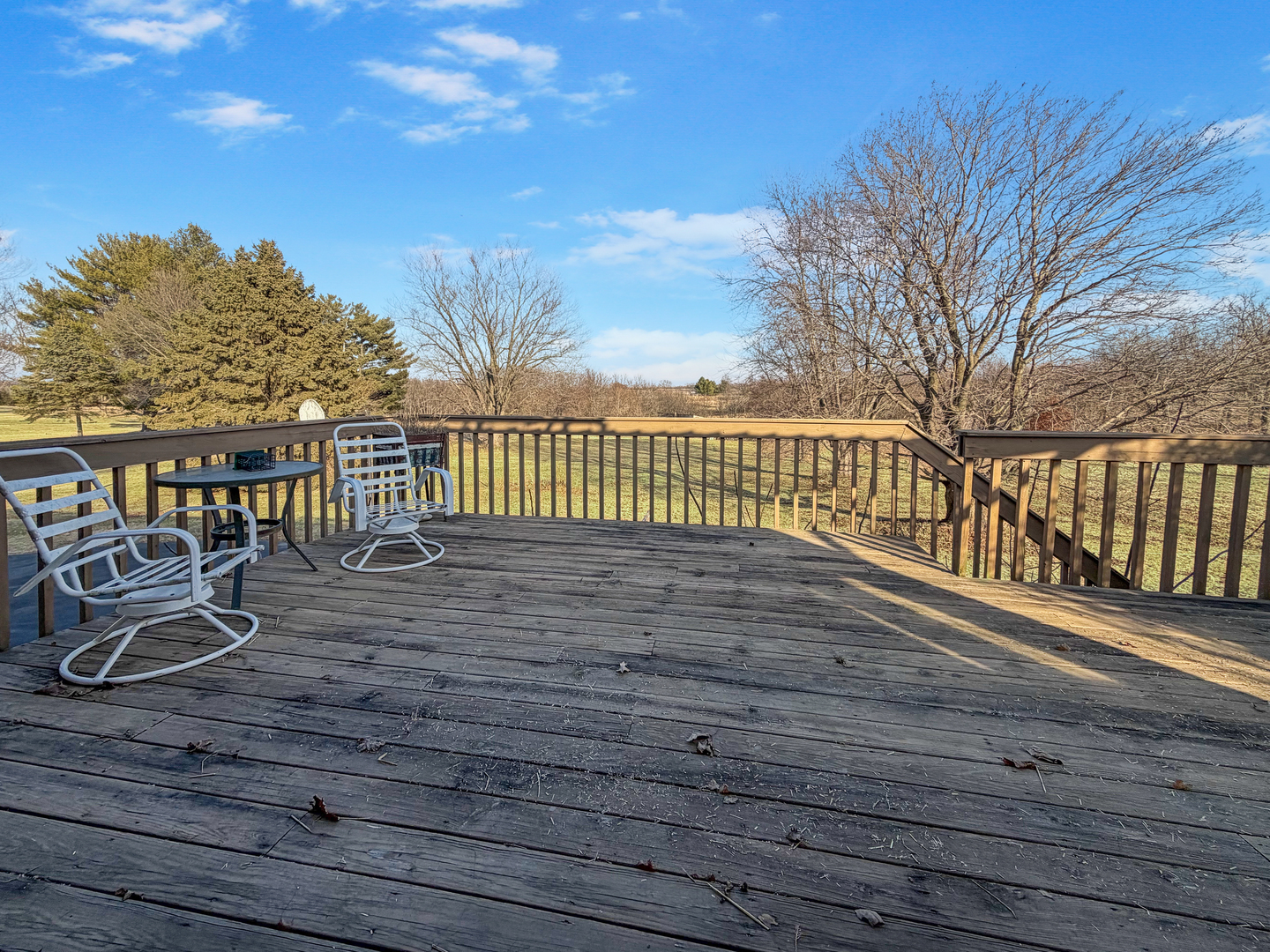 6057 North Lake Road Lena, IL 61048 - Photo 20 of 22 a view of a terrace with chairs