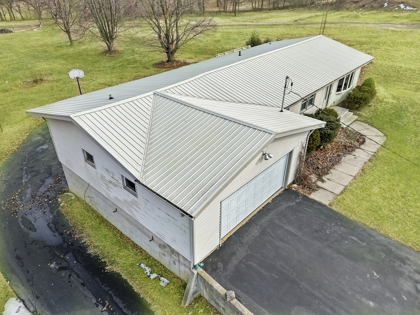 6057 North Lake Road Lena, IL 61048 - Photo 21 of 22 a view of a terrace with a lake view