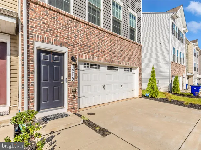 a front view of a building