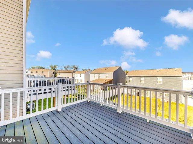 a view of city from a balcony