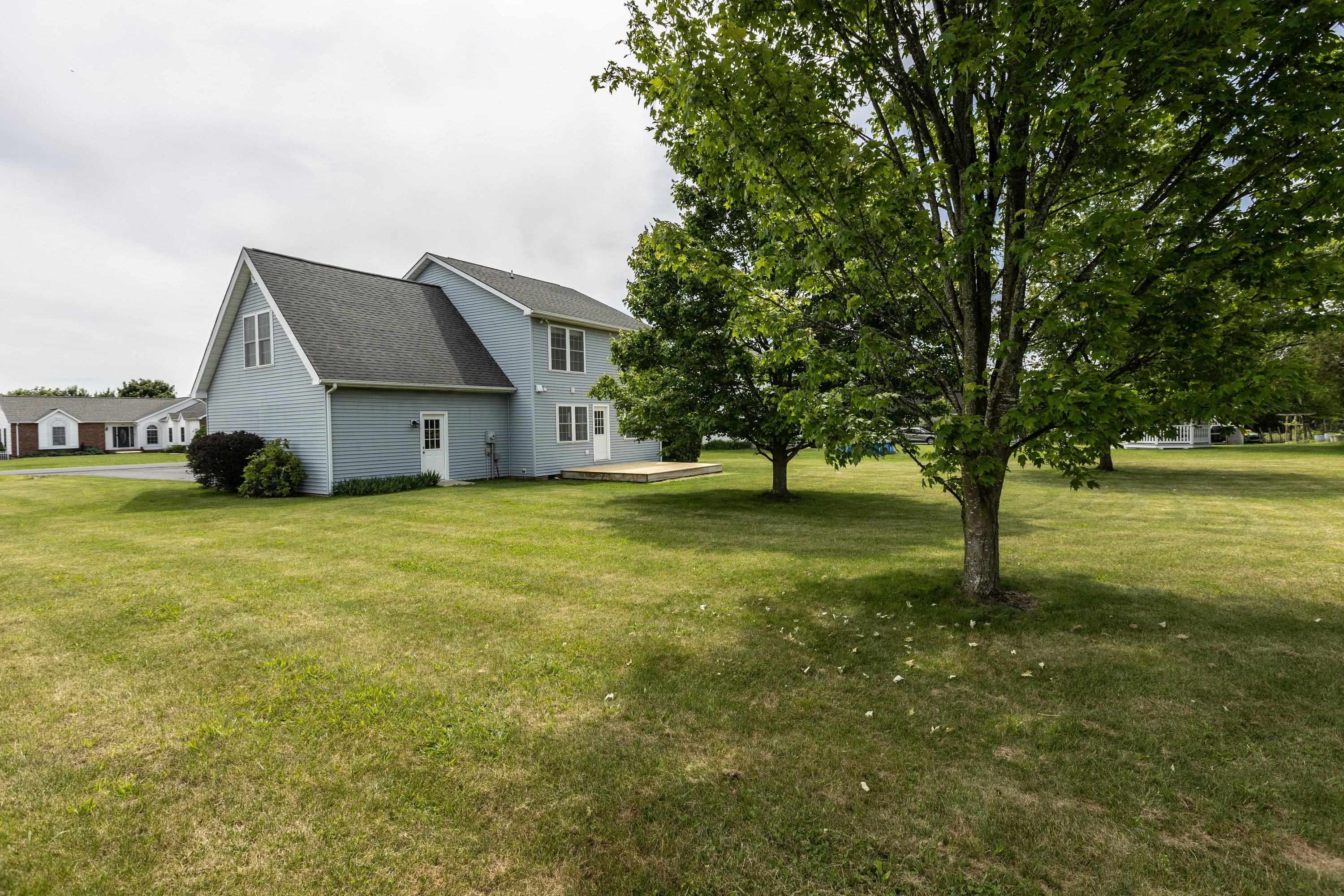 536 Three Leagues Road McGaheysville, VA 22840 - Photo 45 of 71 The back view of the home highlights the spacious, mostly level yard, extensive landscapting, mature trees, and much more!