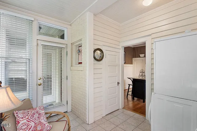 a view of storage and utility room