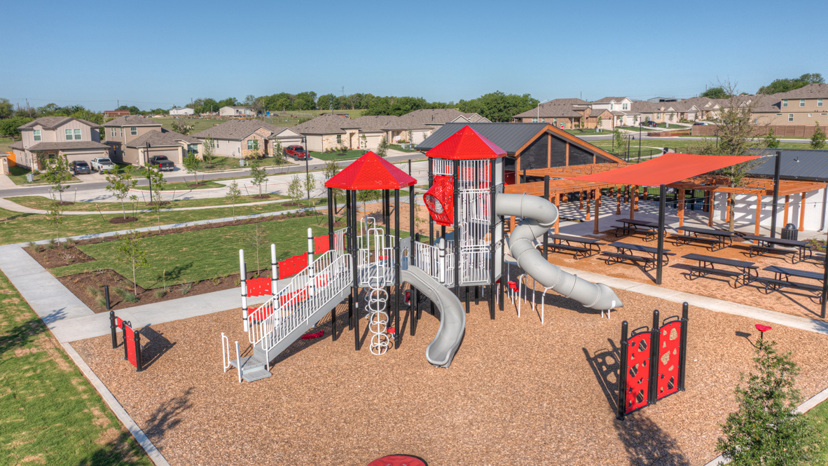 568 Globe Mallow Circle Kyle, TX 78640 - Photo 12 of 21 an outdoor space with seating