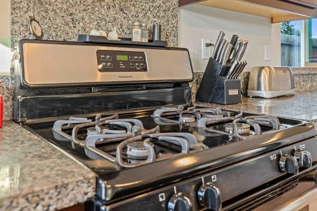 a view of a stove top oven