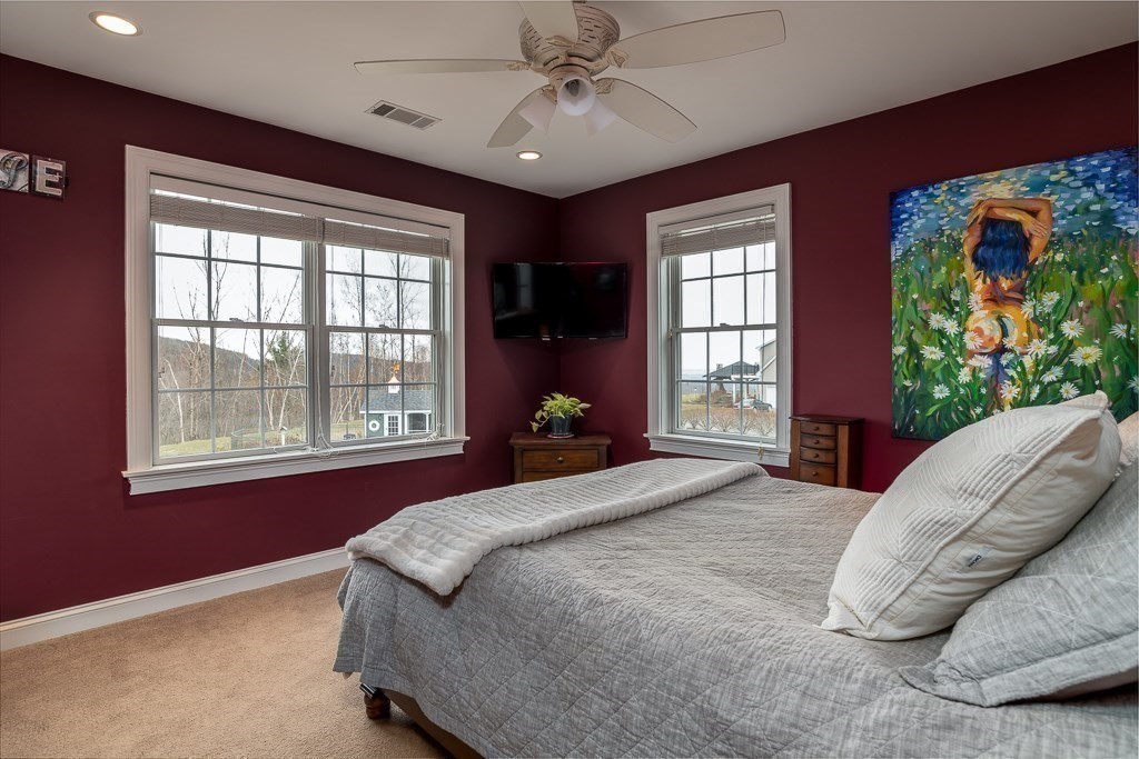 16 Ridge Road Hampden, MA 01036 - Photo 23 of 41 a bedroom with a bed and window