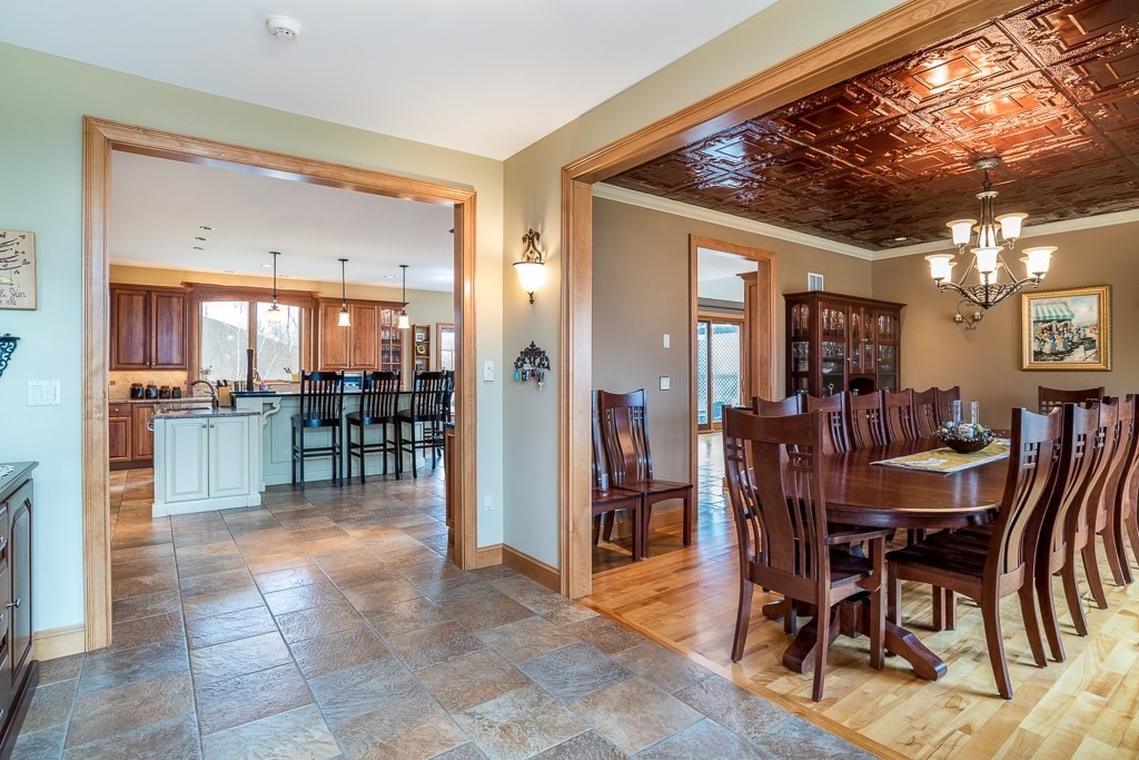 16 Ridge Road Hampden, MA 01036 - Photo 3 of 41 a dining room with furniture and a floor to ceiling window