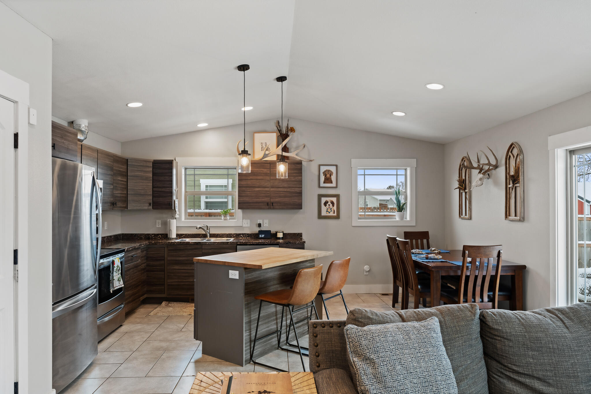 612 Heather Lane Ranchester, WY 82839 - Photo 18 of 45 Kitchen and Dining Space