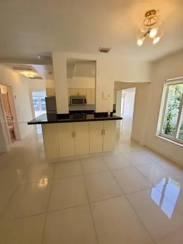 a view of a garden from a window