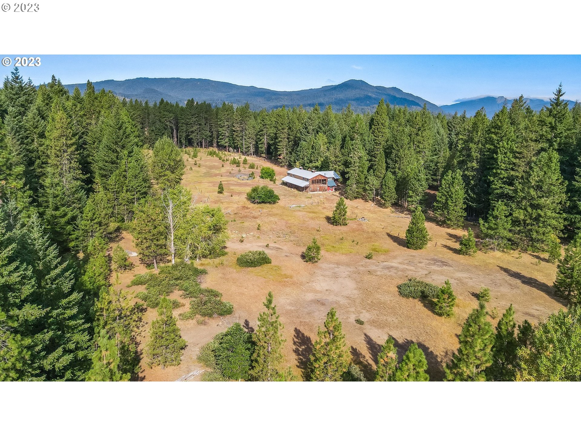 a view of a lake with a mountain