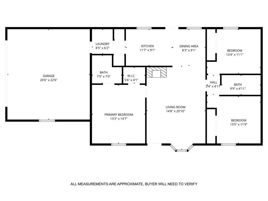 2857 Country Spring Road Lorena, TX 76655 - Photo 40 of 40 View of home floor plan