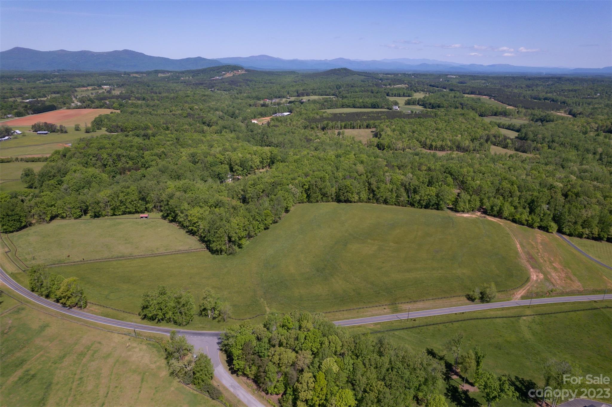0 Collinsville Road Columbus, NC 28722 - Photo 48 of 48 a view of a lush green hillside and a houses