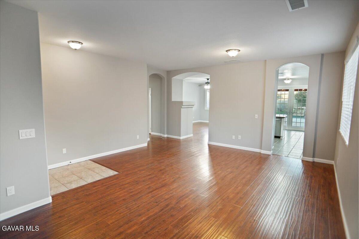 40308 Bolz Ranch Road Palmdale, CA 93551 - Photo 28 of 29 wooden floor in an empty room with a window