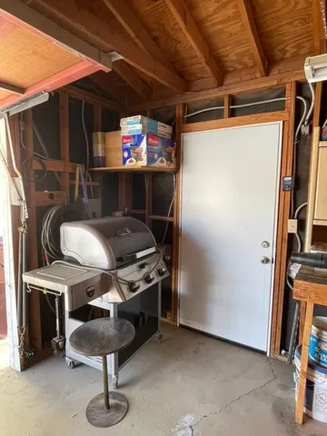 a room with furniture