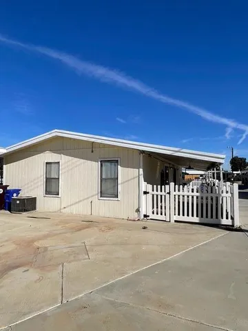 a view of a house with a outdoor space