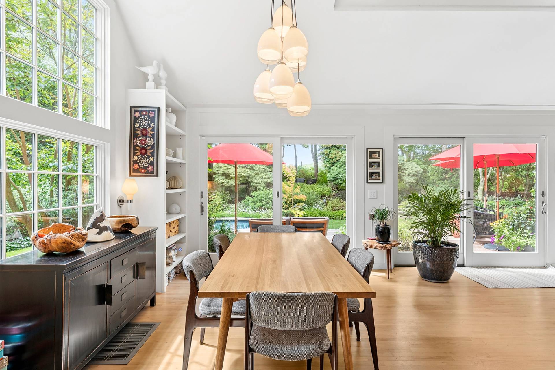 229 Water Mill Towd Road Water Mill, NY 11976 - Photo 13 of 35 a view of a dining room with furniture window and outside view