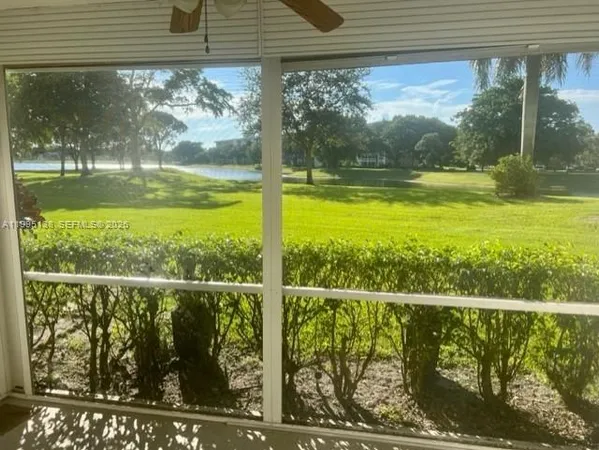 a view of a balcony with an ocean view