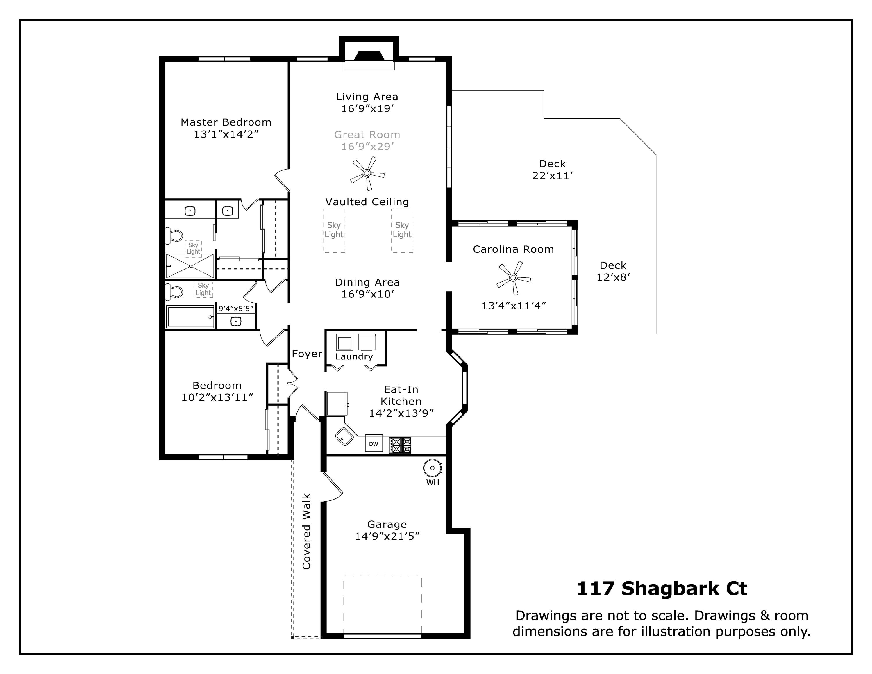 117 Shagbark Road West End, NC 27376 - Photo 34 of 34 Floor Plan _ 117 Shagbark Ct