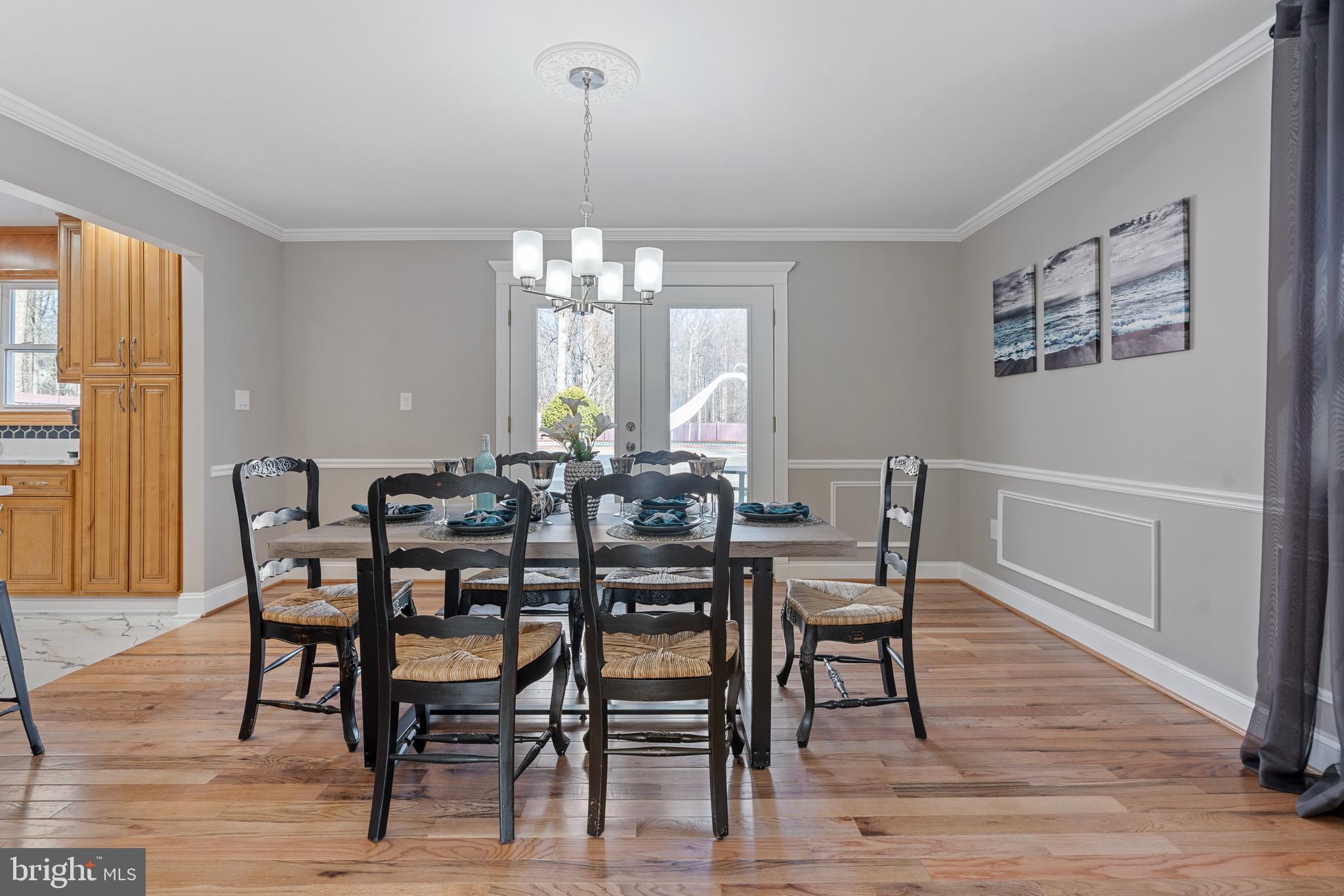 2105 Drury Road Silver Spring, MD 20906 - Photo 10 of 45 Dining room with French door to Deck and pool