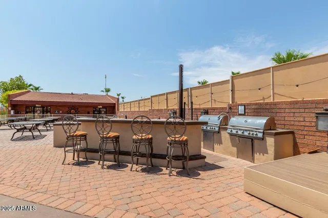 a view of a kitchen with cabinets