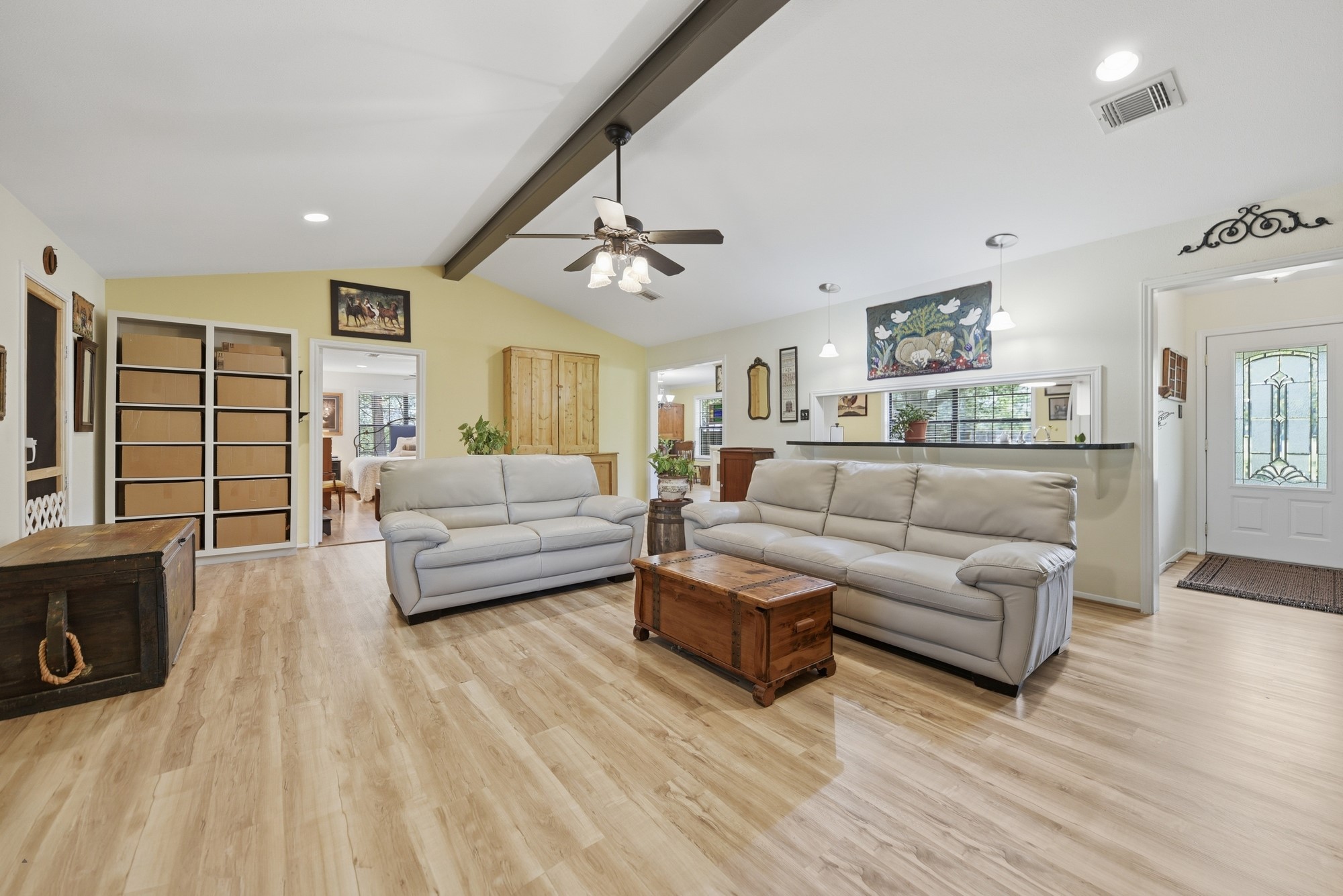 6201 Fm 389 Brenham, TX 77833 - Photo 2 of 50 a living room with furniture and a wooden floor