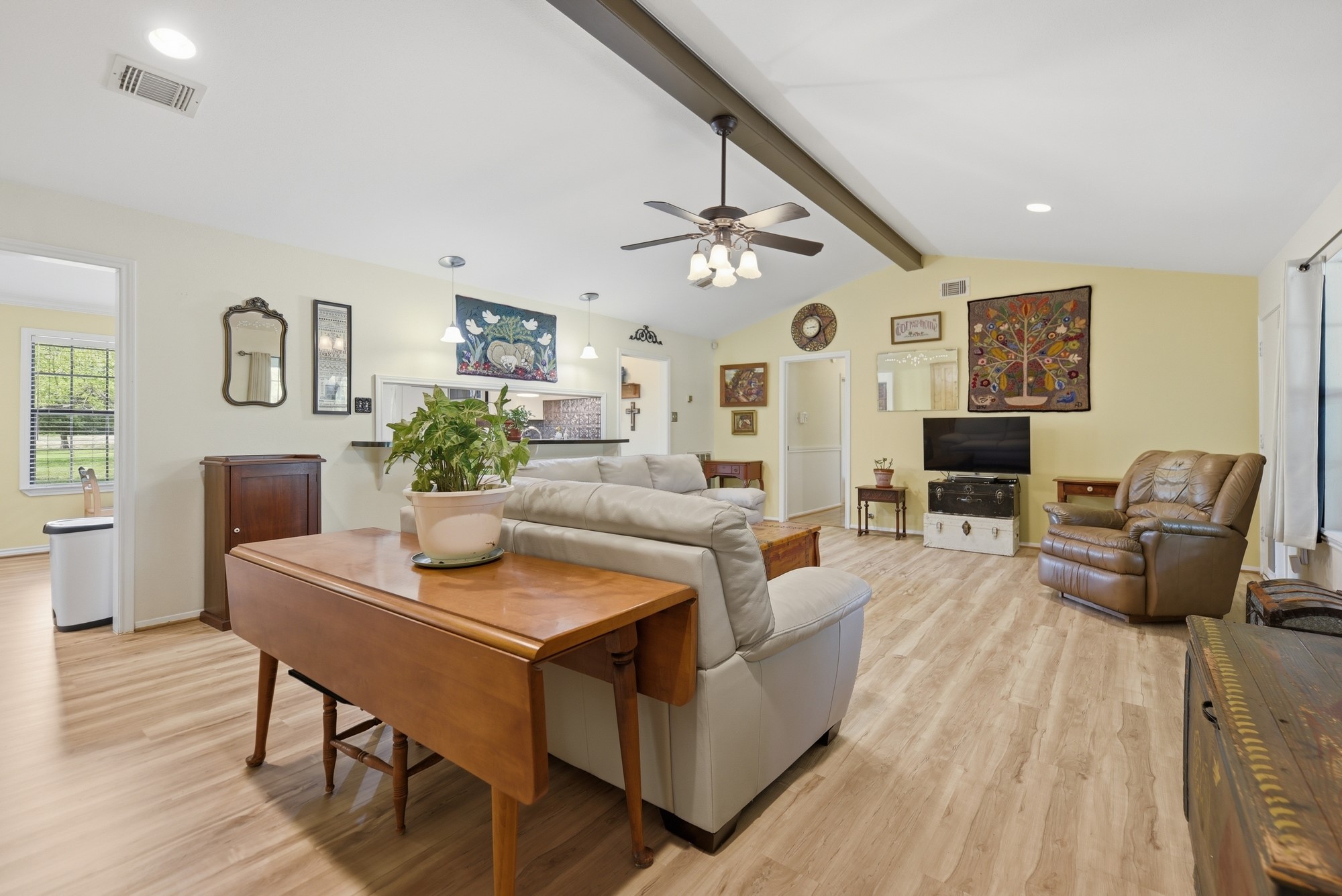6201 Fm 389 Brenham, TX 77833 - Photo 40 of 50 a living room with furniture and wooden floor