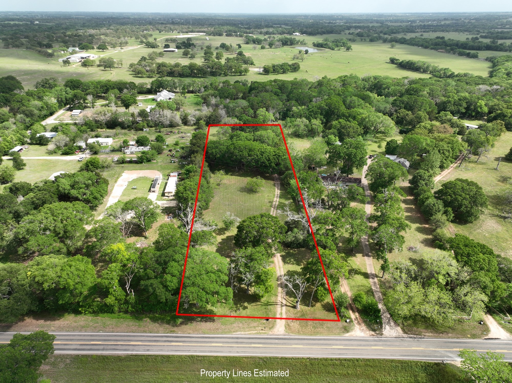6201 Fm 389 Brenham, TX 77833 - Photo 47 of 50 an aerial view of a houses with yard