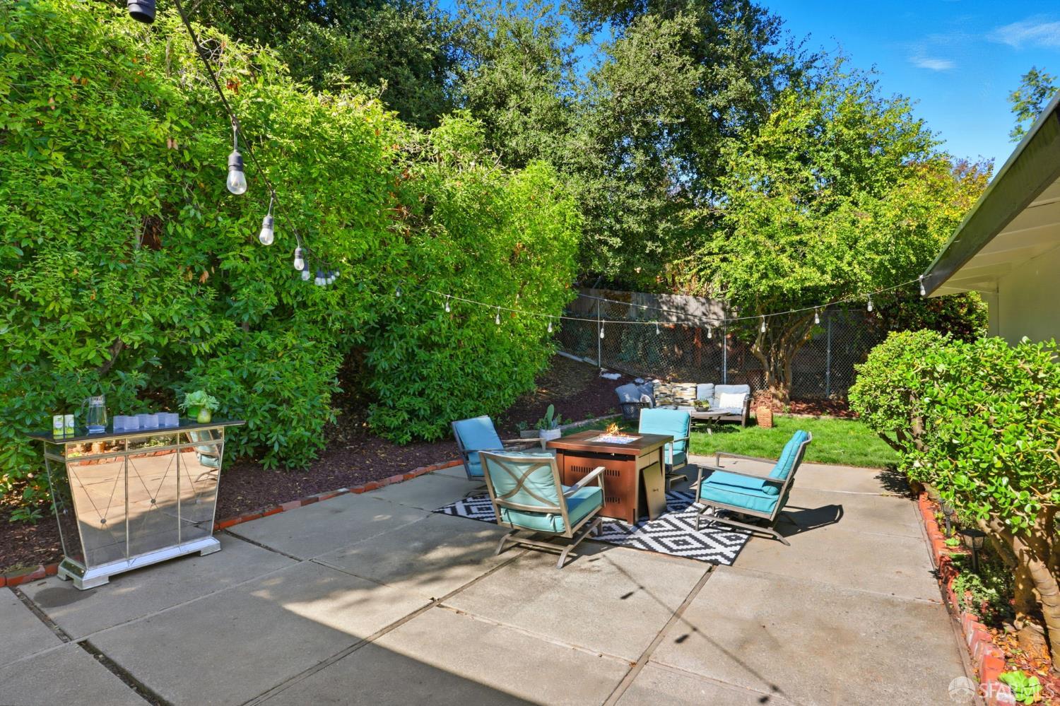 656 Pebble Drive El Sobrante, CA 94803 - Photo 36 of 41 a view of backyard with sitting area and garden