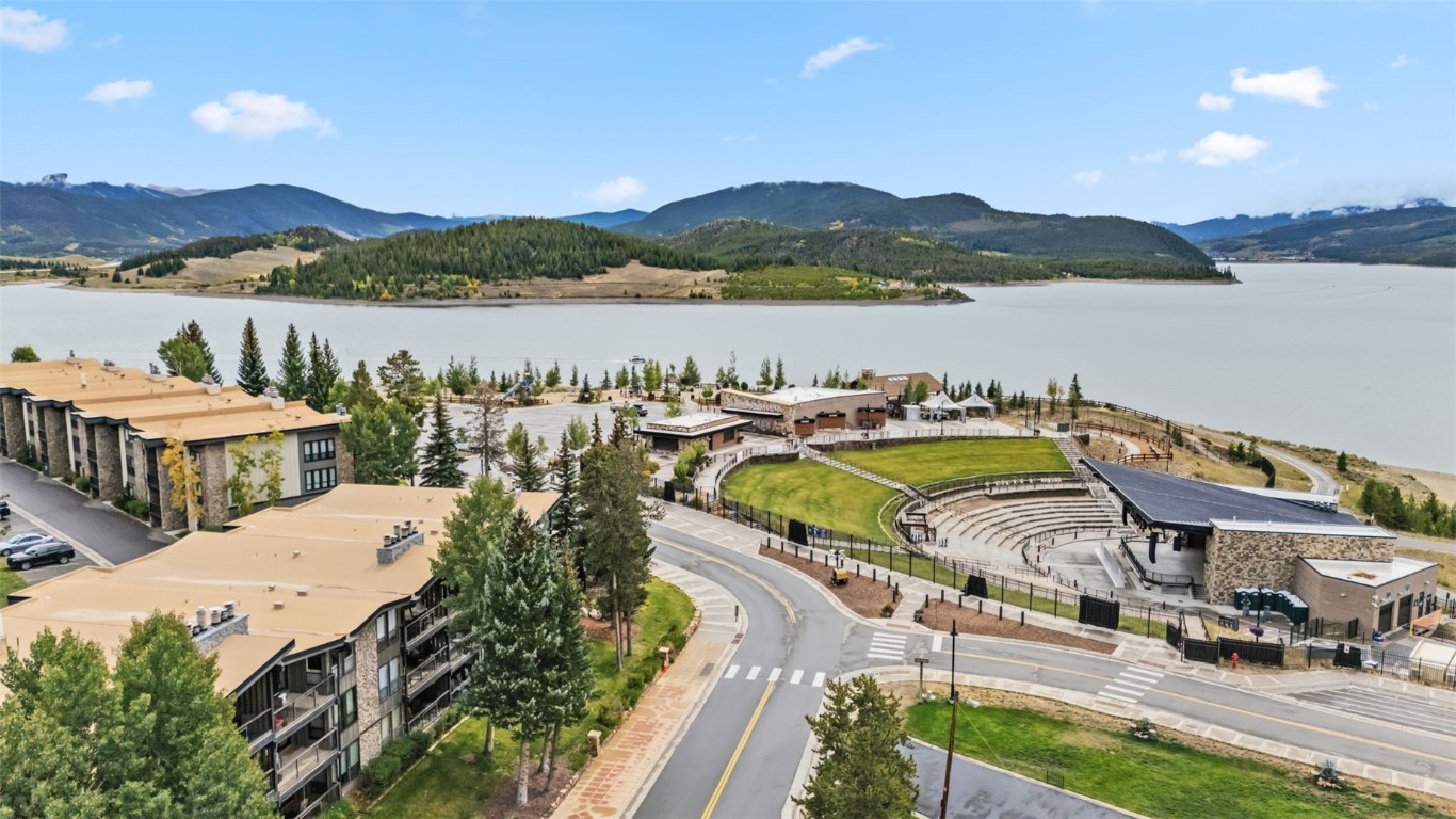 112 La Bonte Street, Unit 202 Dillon, CO 80435 - Photo 30 of 32 a view of a lake with a mountain in the background