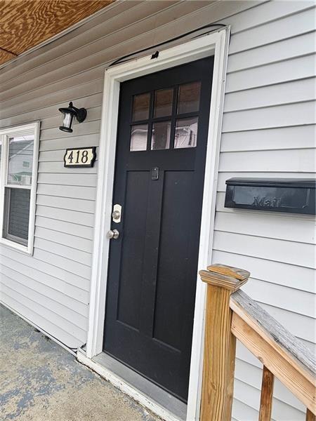 418 Short Street Donora, PA 15033 - Photo 2 of 12 a view of front door of house