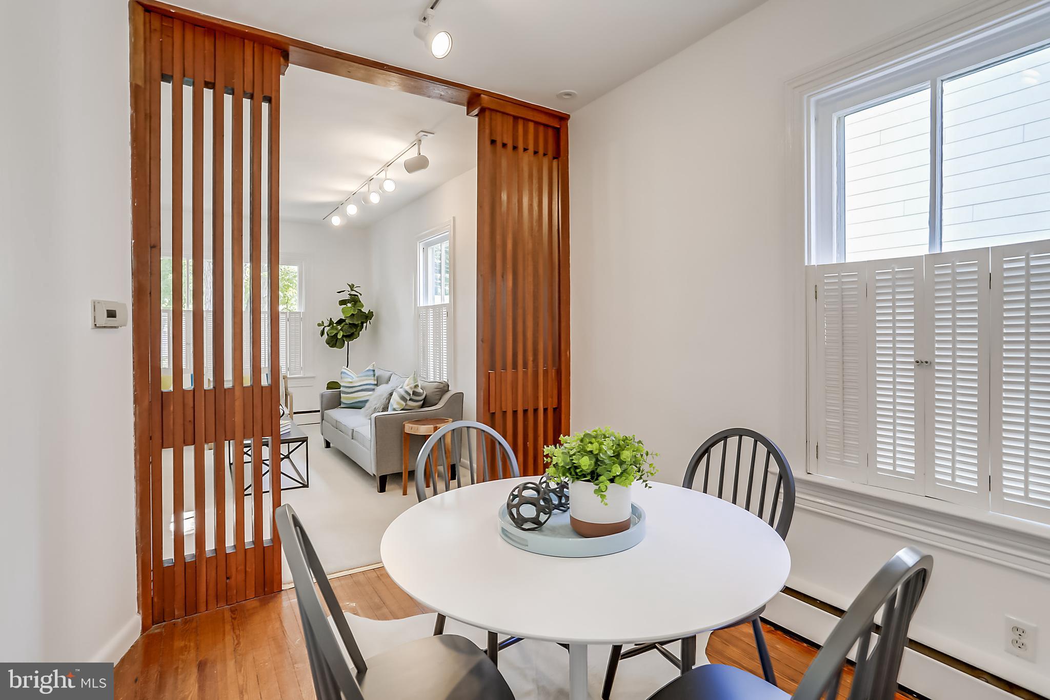 624 Ritchie Avenue Silver Spring, MD 20910 - Photo 11 of 46 Cool woodwork detail leading to dining space