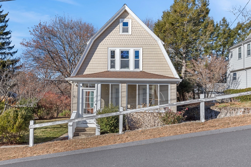 41 Baker Avenue Lexington, MA 02421 - Photo 1 of 21 front view of house with a yard