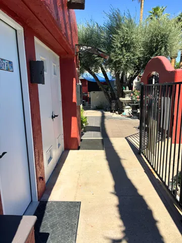 a view of a city street