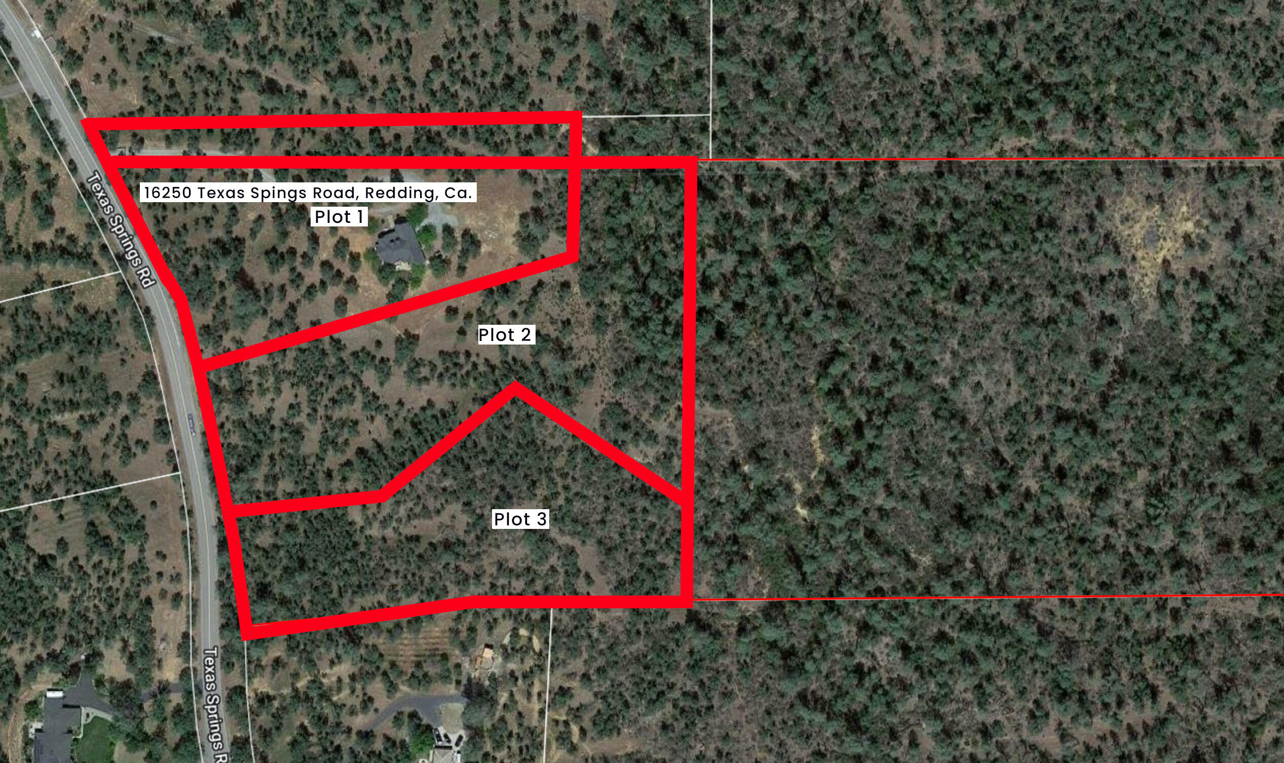 16250 Texas Springs Road Redding, CA 96001 - Photo 26 of 26 Plot Lines (1)