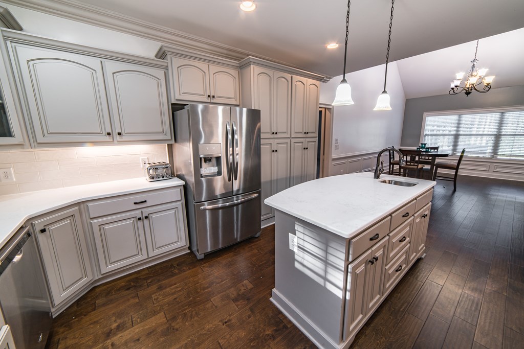 196 Ross Road Waverly Hall, GA 31831 - Photo 16 of 47 Island with pendant lighting