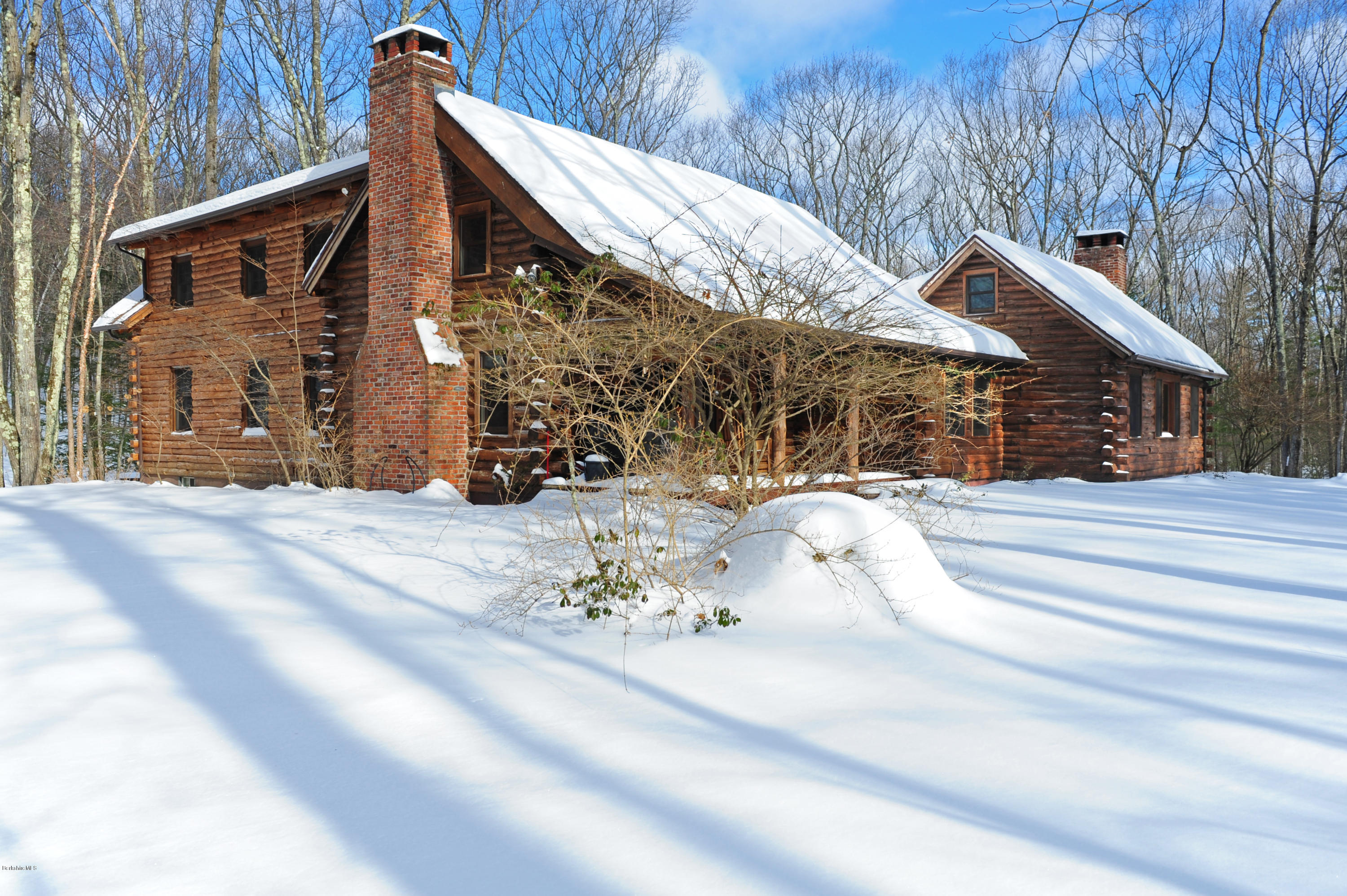 9 Monument Valley Road Great Barrington, MA 01230 - Photo 30 of 30 WINTER SOUTH ELEVATION