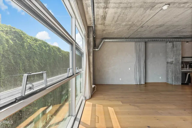 a view of balcony with couch