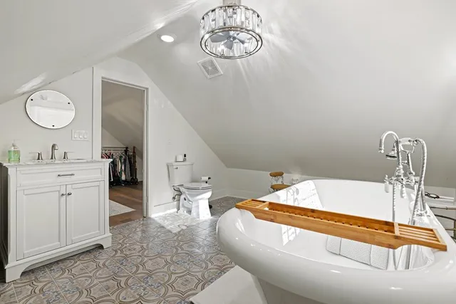 a view of a park with slide