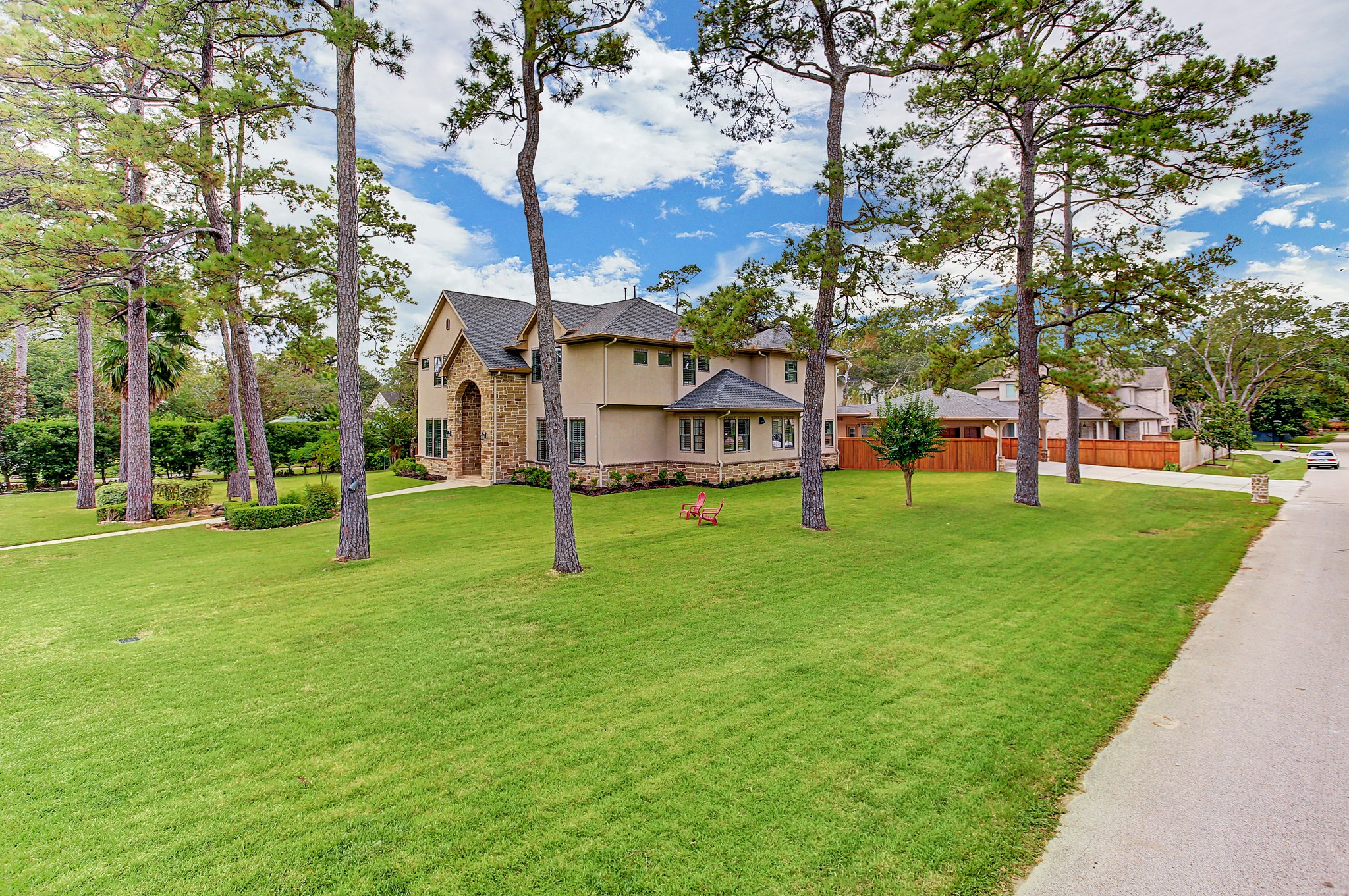325 Bunker Hill Road Houston, TX 77024 - Photo 2 of 50 a view of a house with a backyard