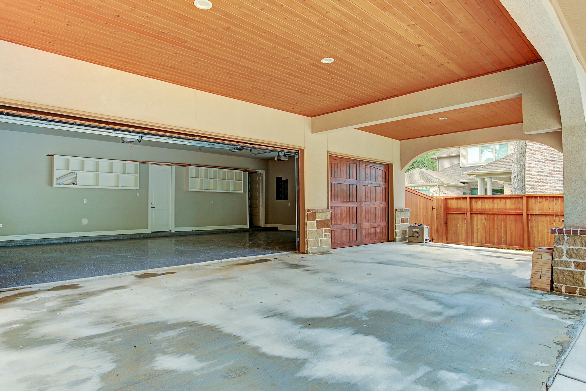 325 Bunker Hill Road Houston, TX 77024 - Photo 45 of 50 a view of porch with a ceiling fan and window