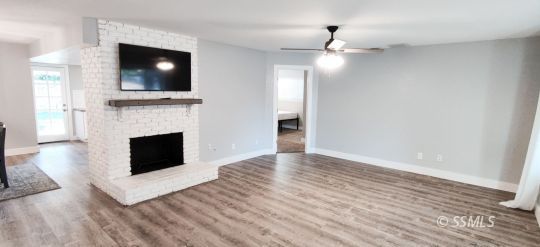 237 West Rader Avenue Ridgecrest, CA 93555 - Photo 4 of 37 a view of a livingroom with a fireplace