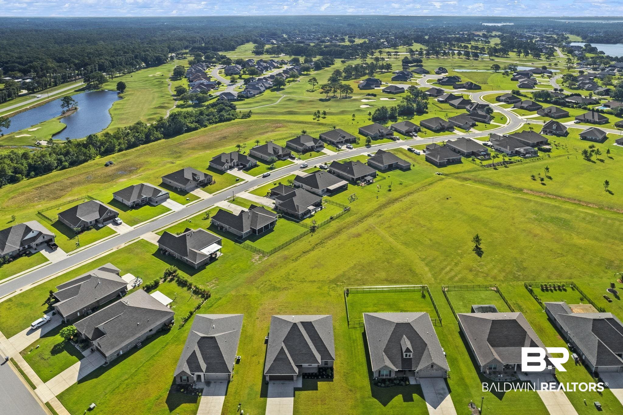 10140 Chipper Lane Foley, AL 36535 - Photo 56 of 72 Bird's eye view with a water view