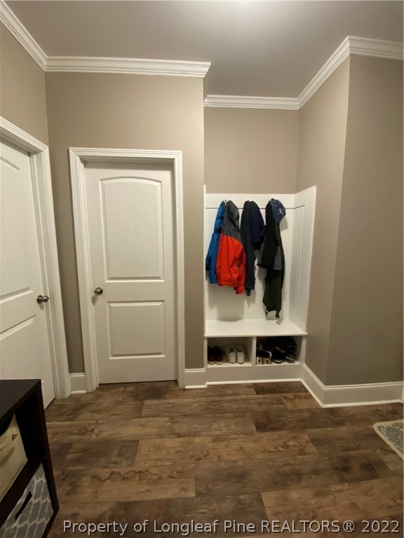 144 Moultrie Lane Aberdeen, NC 28315 - Photo 20 of 49 a view of a bedroom with a bed and closet