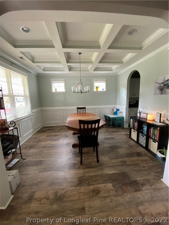 144 Moultrie Lane Aberdeen, NC 28315 - Photo 6 of 49 a living room with furniture a dining table and a fireplace