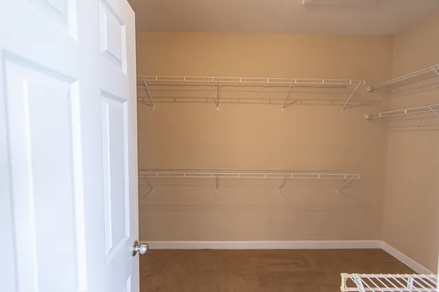 a view of closet area