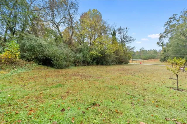 a view of an outdoor space and a yard