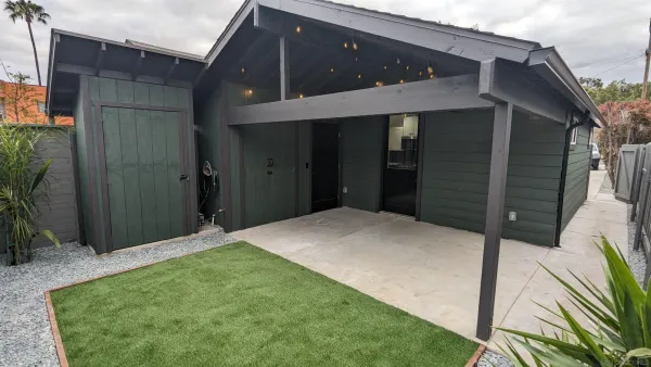 a view of an entryway