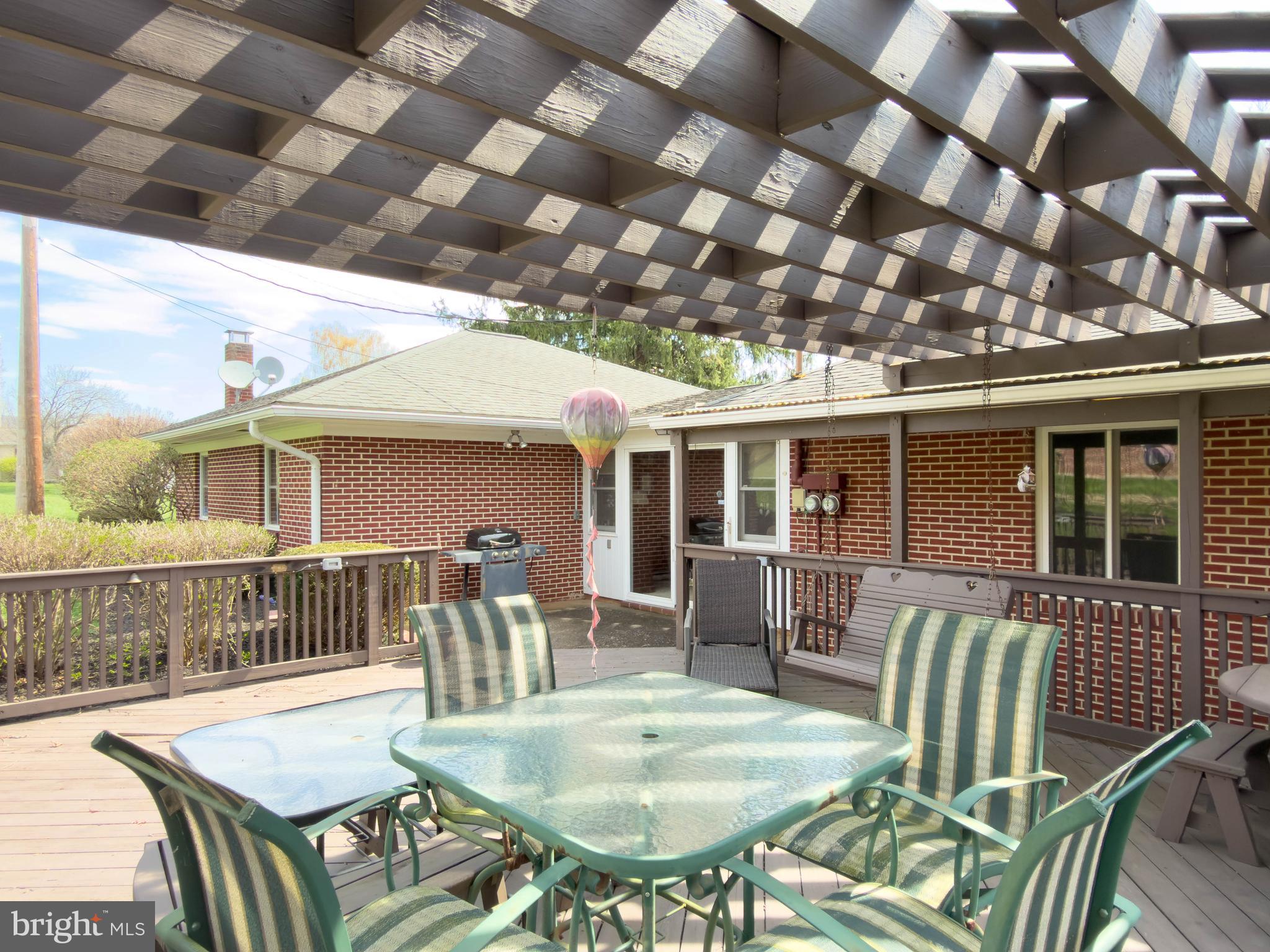 1771 Upper Snake Spring Road Everett, PA 15537 - Photo 38 of 62 Large deck/pergola