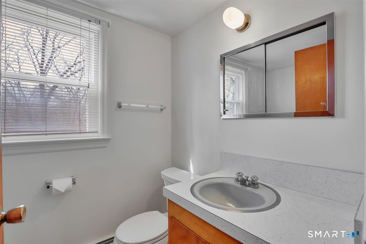 47 Park Road Colchester, CT 06415 - Photo 20 of 31 This second floor full bath offers convenience, the ideal layout and existing plumbing for a quick modern shower renovation.